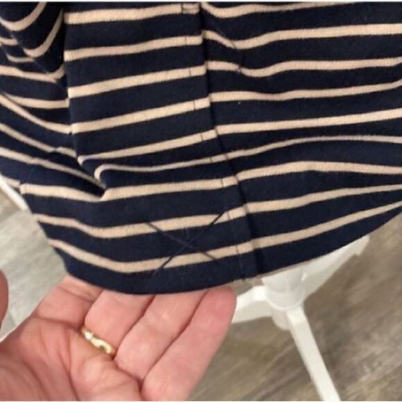 Joan Rivers Women’s Size XL Blazer Navy White with Gold Buttons and Flap Pockets - Picture 12 of 15